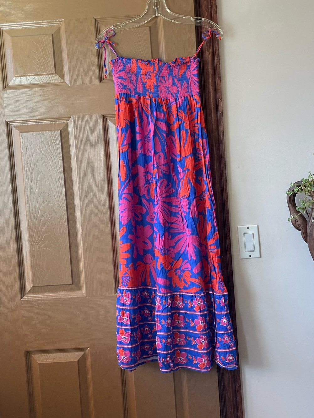 Maaji Coral and Blue Dress